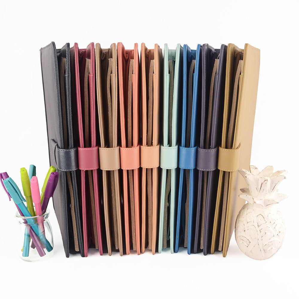 A4 ORIGINAL Leather Ring Binder Organizer by CocoaPaper