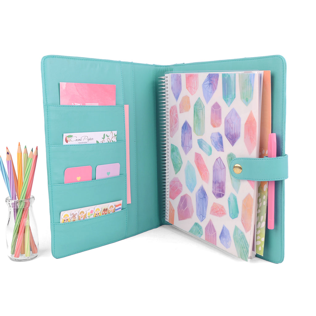 GEM- Large Planner Cover for Coil Bound / Discbound Planners