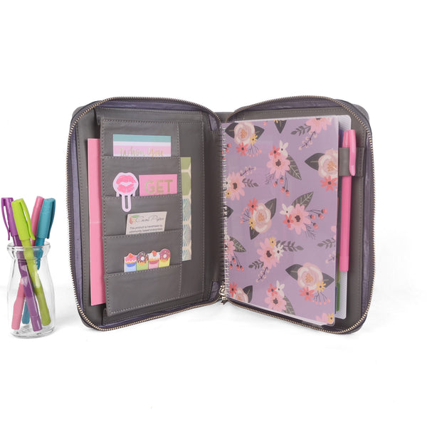 BELLA- Zippered A5 Planner Cover for Coil Bound Planners