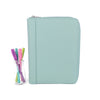 JESS- Zippered A5 Leather Ring Binder Planner