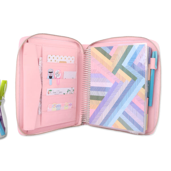 ELLY- Zippered Planner Cover for Coil Bound / Discbound Planners