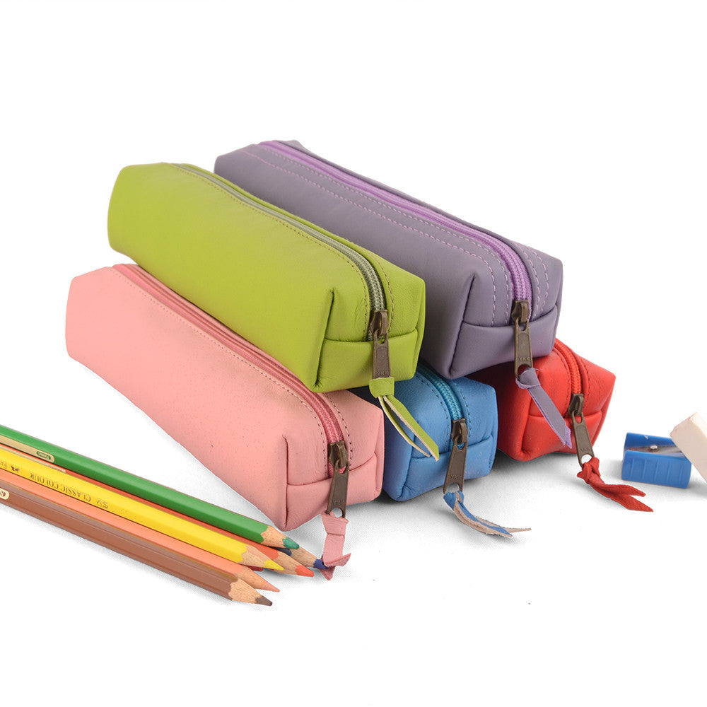 Pencil Bag Rainbow Diamond Sky Pencil Pouch 2 Pocket Pencil Case Organizer  Pencil Pouch Red 